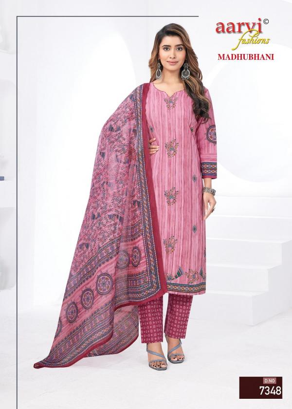 Aarvi Madhubhani Vol-1 – Kurti Pant With Dupatta